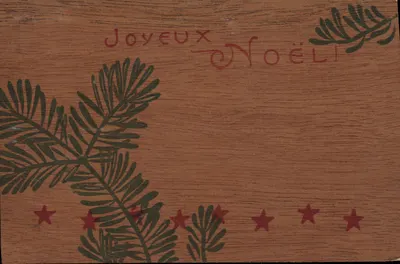 Joyeux Noël! — Carte de vœux — éditeur non visible