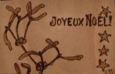 Mistletoe — Joyeux Noël ! — L.V. (signature)