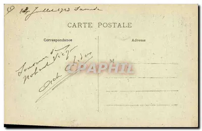George Sand — Lucile-Aurore Dupin — editor no identificado, n° 5001 — Reverso