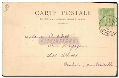 M. Edmond Rostand — Carteiro e fotógrafo — editor desconhecido — Verso