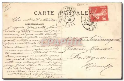 Bec-Hellouin — Depósito de Remonta — Bairro Burcy — Edição P. Amador — Verso