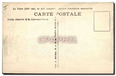 Artiglieria — Le Pansage — Editore A. Bardou — Verso