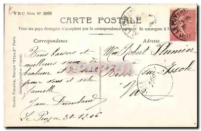 Crianças com os números 1907 — Stebbing Phot — Verso