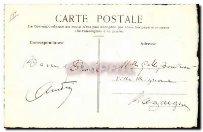 Buon Anno 1916 — illustrazione di casa innevata — A.P. LIGNAND — Verso