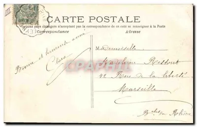 Dwie młode kobiety — 1906 — Claro, Paryż, n° 777 — Rewers