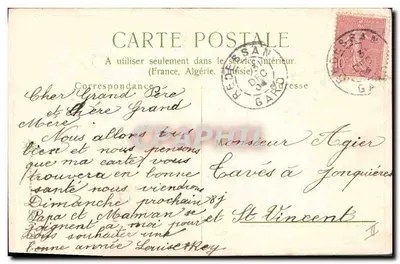 Bukiet runów — 1905 — wydawca nieznany — Rewers