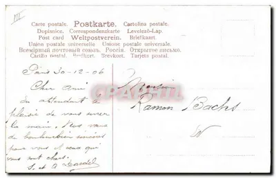 Feest van Sint-Patrick — 1907 — uitgever niet zichtbaar — Achterkant