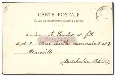 Ik breng de hoop — 1903/1904 — Fotograaf A. Besselet & Cie, Mâcon — Achterkant