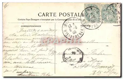 Entrée de la cuadrilla — Paseo dans l'arène — Photo Onvrard, Biarritz-Bayonne — Verso