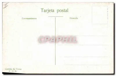 Passe de muleta alto — Corrida de touros n. 71 m. — Verso