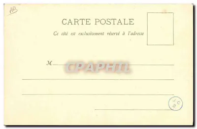 De "Suffren" — oorlogsschip — Coll. Jean Grasoujaan —, A. Burguet et Cie, Nancy — Achterkant