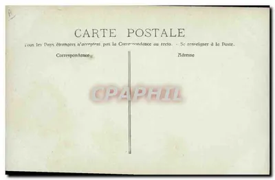 Marinha Francesa — O « SAINT-LOUIS » Couraçado — editor não identificado — Verso