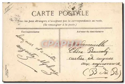 Marinha francesa: O S. Louis, encouraçado de 1º escalão — editor L.V.C. — Verso