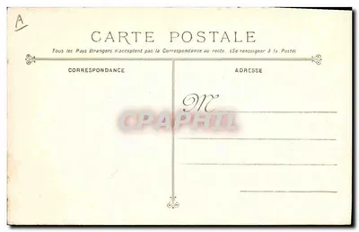 Toulon - Contratorpilleiro SARBACANE e vista do cais — Phototype Marous Bar — n° 108 — Verso