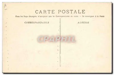 Cieśnienie "Suffren", pancernik z wieżami z flagą admirała Toucharda — A. Bougault, n° 427 — Rewers