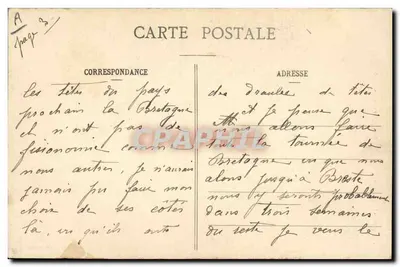 Due Trandoués — Giovani uomini di PONT-L'ABBÉ — Collezione Villard, Quimper — Verso