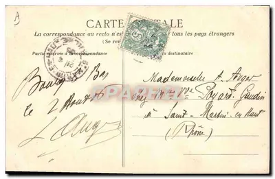 St-Malo — Una ricca contadina (Ci sono belle ragazze a St-Malo!) — Heliotipia Dugas e Cie, Nantes — Verso