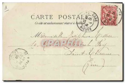 Jovem Menina de Pont-à-Mousson — Episódio de Cévennes — Editor NILLARD, n°1157 — Verso