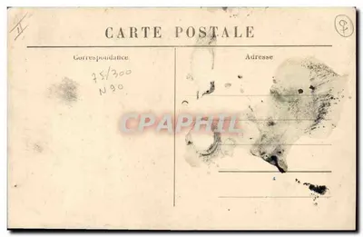 Dentellière au petit chapeau — femme âgée tissant dans les Cévennes — éditeur PAPA RÉUNIÈRE PARIS, n° 297 — Verso