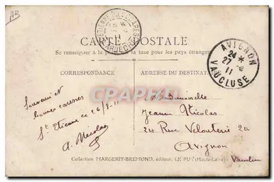 Le Dentellière di Craponne — M.B. — n° 5040 — Verso