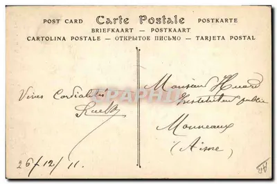 La Dentelière a la Coiffe à boules — M. B., Le Puy — n° 3548 — Achterkant