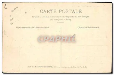 Velhos Trajes das Camponesas — Le Velay Illustré n°284 — Cliché M. B. - Rep. int. — Verso