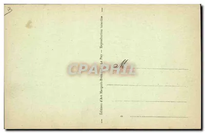 Um Grupo de Dentellières Auvergnates — M.B. Le Puy — n° 885 — Verso