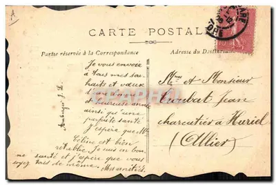 Buquê de rosas — De Lyon — editor não visível — Verso