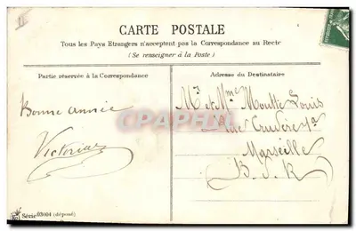 Buquê de flores — Boa e Feliz Ano — Editor Série 03004 — Verso