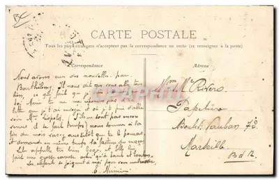 Toulon-Mourillon — Boulevard Bazeilles, Kavelijnen van de Koloniale Infanterie — n°102 — Achterkant