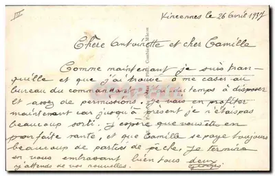 Vincennes (Senha) — Forte Novo — Pansage — Verso