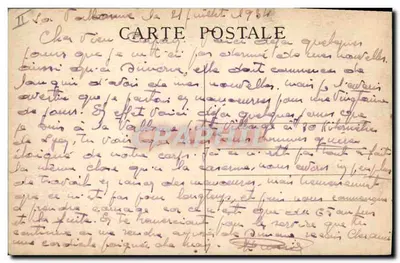Camp de La Valbonne — Cavalaria em repouso — Verso