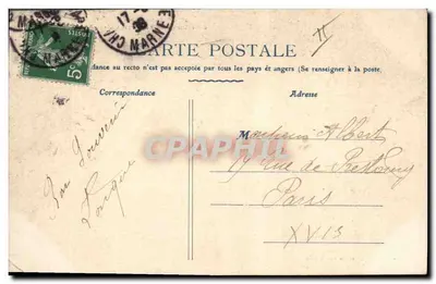 Chalons-sur-Marne — Bairro Forgeot (25e d'Artillerie) — As Estabulagens — O Abrevador — Verso