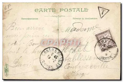 Chez o Marcial-Ferrant — cena de ferragem — Seeberger, n° 8188 — Verso