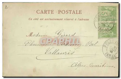 Torrenota — Pueblas de los Banderillas — ND Phot Pellevoisin, 31/10/1900 — Achterkant