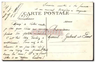 Tourville — Szkoła strzelania — Wydawca E.P.D. n°774 — Rewers