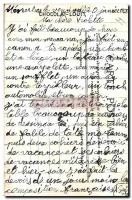 ल'अमिरल ट्रूहौट — बख्तरबंद तटरक्षक — चॉकलेट-लूइट के लिए छापा गया — पीछे
