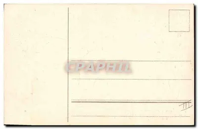 Dos polluelos bajo un paraguas — Felices Pascuas — editor desconocido — Reverso