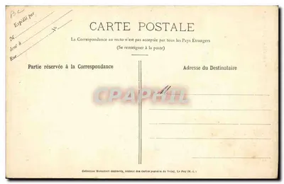La Dentellière (Platte haarstijl met lint) — Foto van M. B. — Rep. int. — n° 298 — Achterkant