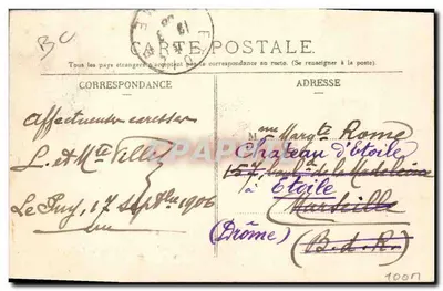 Le Puy-en-Velay (Haute-Loire) — Grupo de Dentelleras — L'Hirondelle - París, n°480 — Reverso