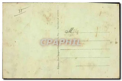 La Dentellière au petit Chapeau — seria 3549 — Éditions d'Art Margerit-Démeure Le Puy — Rewers