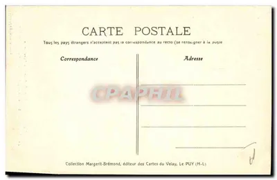 La Dentellière (Acconciatura detta Auvergnate) — Le Velay Illustré, n° 290 — Cliché M-B Rep. int. — Verso