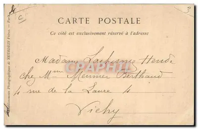 Claudine em Paris — Teatro dos Bouffes-Parisiens — Coleção Nadar — n°120 — Verso