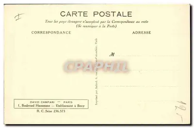 Falconetti — reklama apertifowego Campari — Studio G.L. Manuel Frères — Rewers