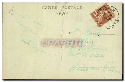 O naturalista J.-Henri FABRE em observação — Edição Paul-H. Fabre, Sérignan (Vaucluse) — n°6 — Verso