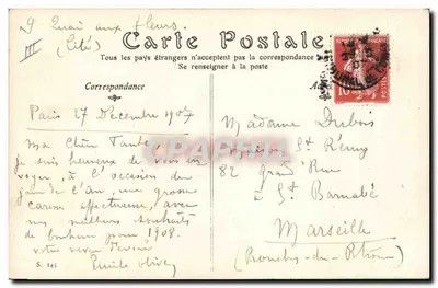 366 GIORNI DI FELICITÀ — calendario dell'anno 1908 — editore ND — Verso