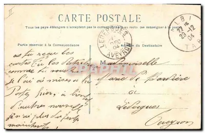 Jaar 1905 — decoratieve bloemen — uitgever onbekend — Achterkant