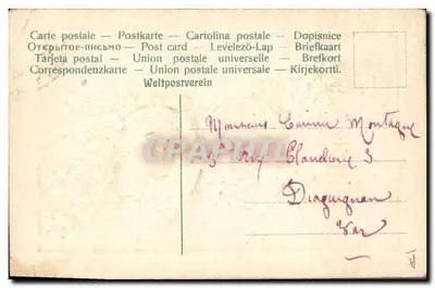 Bom Ano 1908 — Carta de boas-vindas — Editor não identificado — Verso