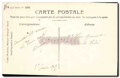 Cuatro niños — 1907 — Stebbing Phot. — Reverso