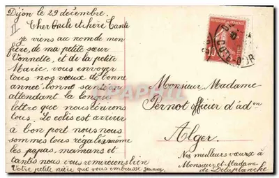 Vier jonge meisjes — met bloemenkransen — uitgever RR n° 2518/3 — Achterkant